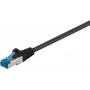 Cabo de rede DSIT CAT 6a LSOH S/FTP 1,5 m preto