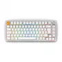 Glorious GMMK Pro teclado mecânico, 75% pré-montado, layout ISO UK, branco