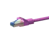 Cabo de rede DSIT CAT 6a LSOH S/FTP 1,5 m rosa