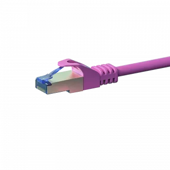 Cabo de rede DSIT CAT 6a LSOH S/FTP 1,5 m rosa