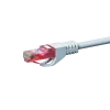 Cabo de rede Ethernet DSIT CAT6 U/UTP, 0,25 m, branco, 100% cobre