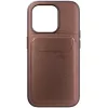 Carteira Peak Design Mobile Wallet SlimLink suporte de cartões magnético com suporte para MagSafe, Adobe Red