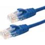 Cabo patch Ethernet DSIT CAT6 7,5 m azul U/UTP 100% cobre RJ45