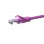 DSIT cabo de patch de rede Cat 6 U/UTP, 2 m, rosa, CCA, RJ45, 1 Gbps, 250 MHz