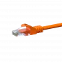 DSIT cabo de patch Ethernet Cat 5e U/UTP, 0,5 m, laranja, CCA, RJ45, 1 Gbit/s