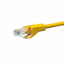 DSIT cabo de patch de rede CAT 5e U/UTP, 5 m, amarelo, CCA, RJ45, Gigabit Ethernet