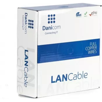 Cabo de rede DSIT DANICOM CAT5E UTP 100m PVC Fca