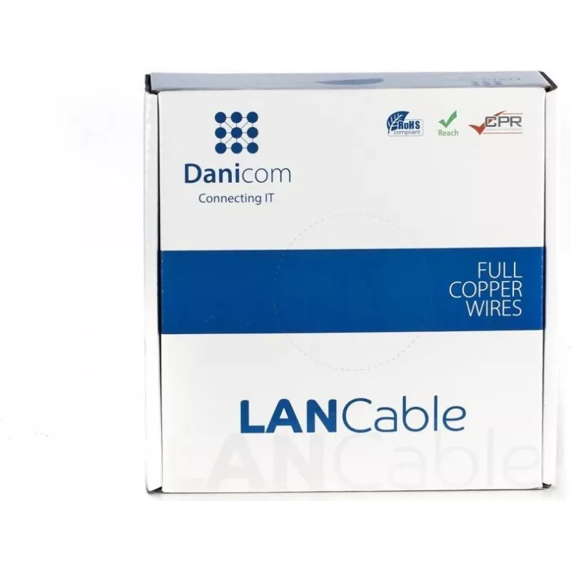 Cabo de rede DSIT DANICOM CAT5E UTP 100m PVC Fca