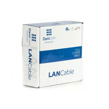 Cabo de rede flexível DSIT DANICOM CAT5E FTP 100m PVC (Fca) - DC-FTP5E-100-FCA