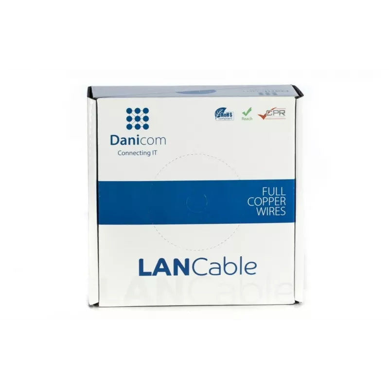 Cabo de rede flexível DSIT DANICOM CAT5E FTP 100m PVC (Fca) - DC-FTP5E-100-FCA