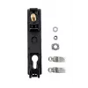 Fechadura cilíndrica meia DSIT DS-EUROLOCK perfil europeu para armários de servidor, niquelada, chave diferente, 2 chaves