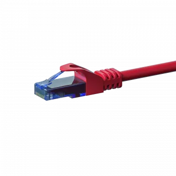 Cabo de rede patch DSIT CAT6a U/UTP 100% cobre, 0,15 m, vermelho (DC-U6A5-001)