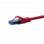Cabo de rede patch DSIT CAT6a U/UTP 100% cobre, 0,15 m, vermelho (DC-U6A5-001)