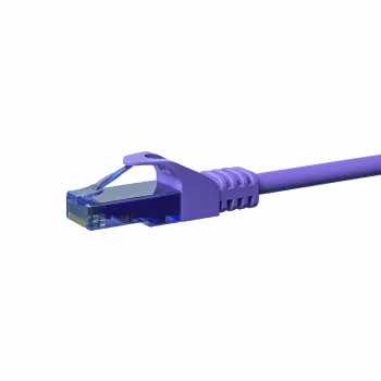 Cabo de rede DSIT CAT6a 100% cobre - U/UTP - 0,15 m - violeta (DC-U6A8-001)