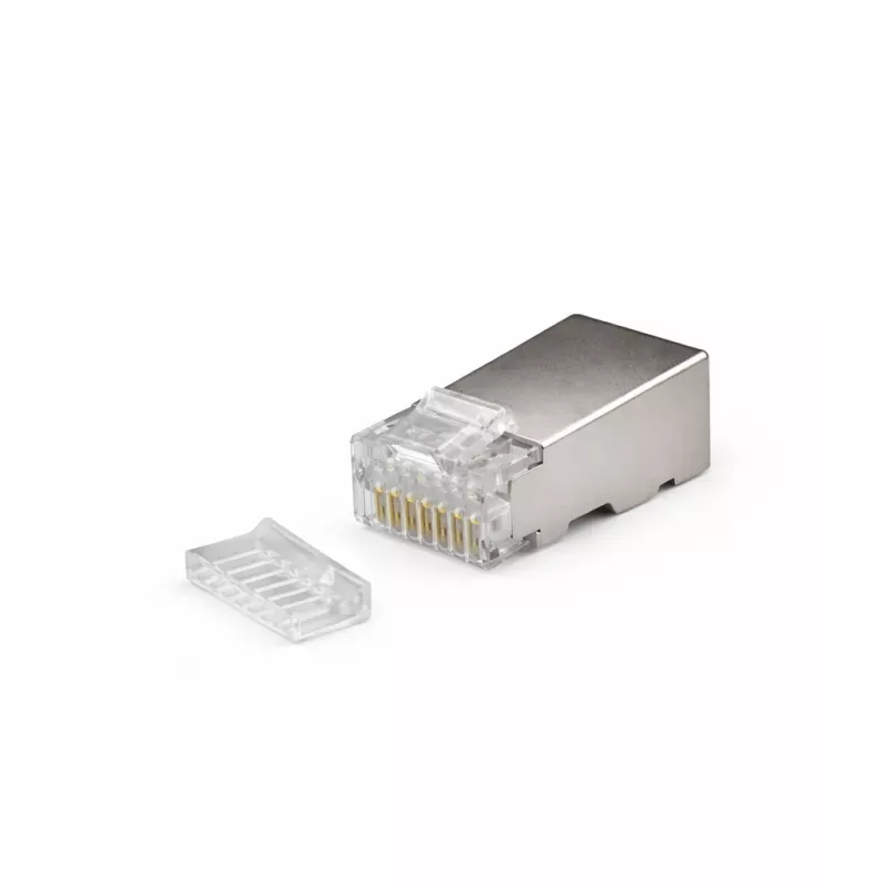 Fichas de rede DSIT FTP RJ45 CAT6 para cabos flexíveis - 10 unid.