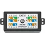 Tomada de ligação à Internet DSIT DANICOM CAT6 (DS-CAT6-JB) – conector fêmea LSA 10G PoE++, branco