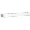 Painel de gestão de cabos horizontal DSIT 19 polegadas 1U com tampa, branco (DS-1902-W)