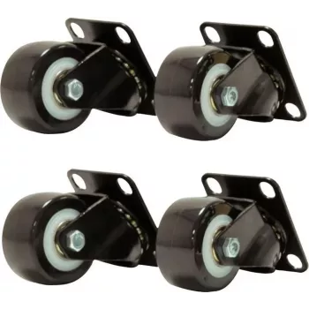 DSIT DS-Castor-A rodas para armários de servidor, 4 peças, 4 giratórias