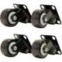 DSIT DS-Castor-A rodas para armários de servidor, 4 peças, 4 giratórias