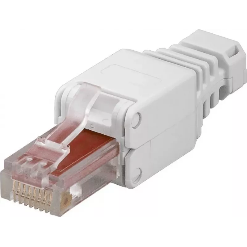Conectores de rede DSIT DANICOM UTP CAT6 RJ45 sem ferramentas para condutores flexíveis e sólidos (DC-RJ45-UTP6-TL)