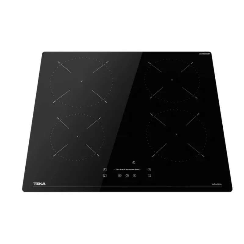Placa de indução TEKA IBC 64110 SSM BK, 4 zonas, Touch Control MultiSlider, 7,2 kW, preto
