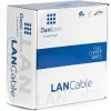 Cabo exterior DSIT DANICOM CAT6A UTP 50m com condutor sólido, bainha PE (Fca) - preto