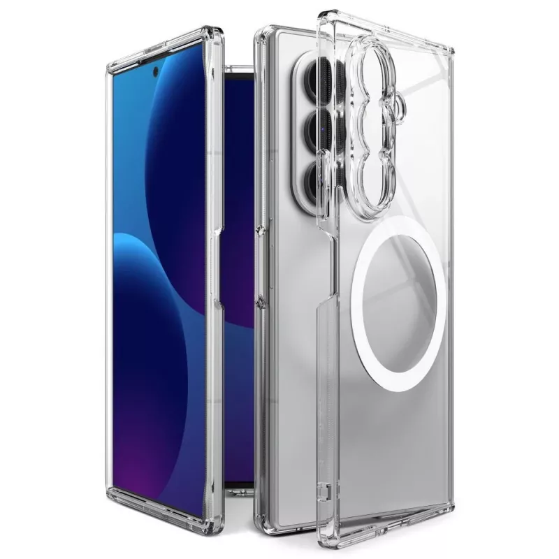 Ringke Fusion Magnetic MagSafe capa para Samsung Galaxy Z Fold 8 Ultra - transparente