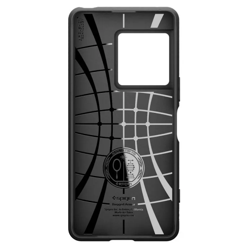 SPIGEN Rugged Armor capa para Sony Xperia 1 VIII, preto mate, ACS11315