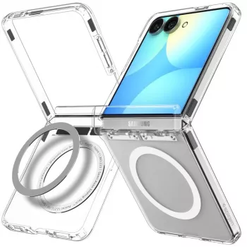 SPIGEN Ultra Hybrid Pro MagSafe Galaxy Z Flip8 transparente/branco