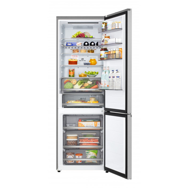 LG GBBW322CPY frigorífico com congelador em baixo, 341 L, LINEARCooling™, DoorCooling+™, LG ThinQ, Total No Frost, Dark Graphite Silver