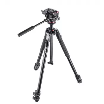 Manfrotto MK190X3-2W tripé de alumínio com cabeça fluida XPRO