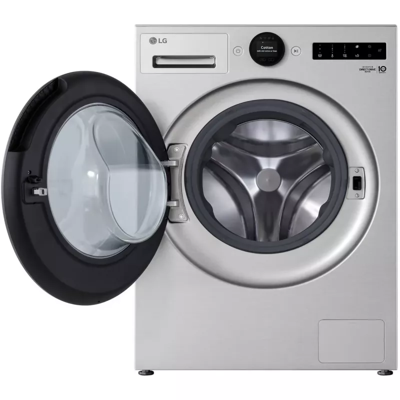 LG F4WX801YS máquina de lavar roupa de carga frontal 10,5 kg com AI DD™, Steam+™ e Wi-Fi