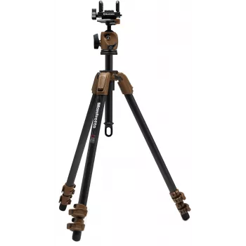 Kit de tripé de carbono com rótula esférica Manfrotto Alpha S.H.O.T. (MK-R04-SD)