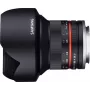Objetiva Samyang 12mm f/2.0 NCS CS para Fujifilm (F1220510101)
