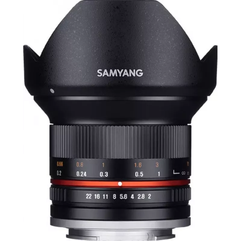 Objetiva Samyang 12mm f/2.0 NCS CS para Fujifilm (F1220510101)