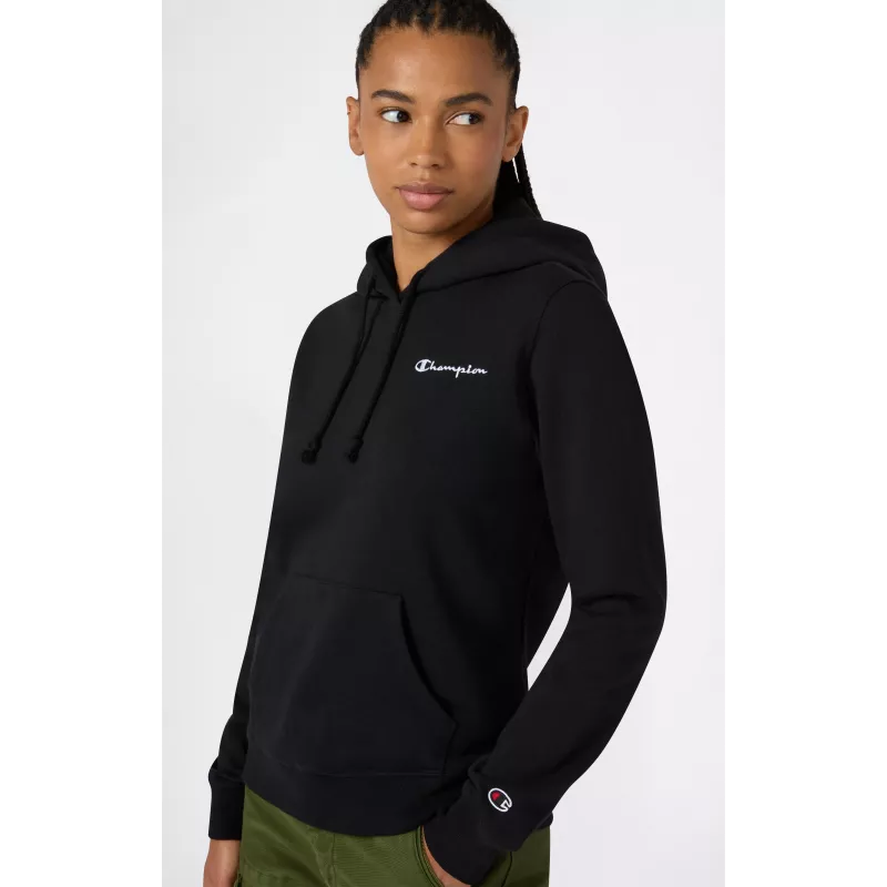 Champion sweatshirt com capuz para mulher preto L