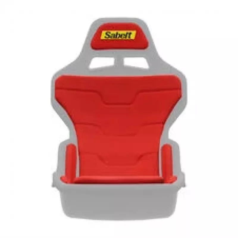 Kit de almofadas de substituição Sabelt SRP-1, espuma de 20 mm, Racing Red, para bancos da série P