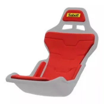 Kit de almofadas de substituição Sabelt SRP-1, espuma de 20 mm, Racing Red, para bancos da série P