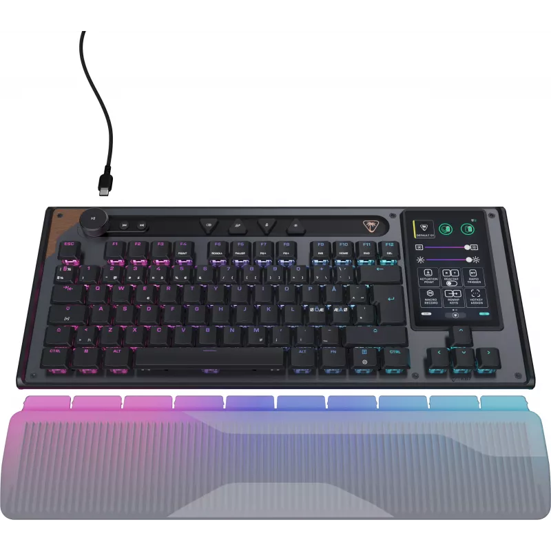 Teclado Turtle Beach Command KB7 TKL, disposição nórdica, preto (TBK-2004-02-NO)