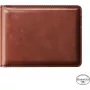 Carteira Nomad Bifold em pele Horween Olde Dublin