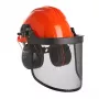Capacete de proteção CLICS com viseira em mesh e protetores auditivos Climax 43
