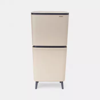 Brabantia SortUp Hi balde do lixo 20+25L, bege