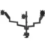 One For All DM4310 suporte de mesa sólido para três monitores para ecrãs 13-35 inch, 10kg por braço, preto
