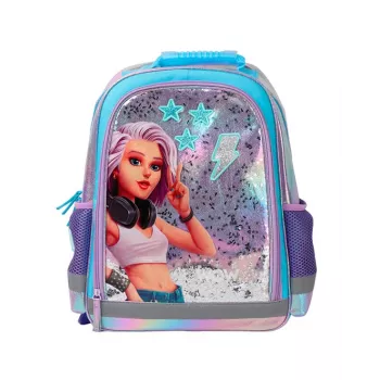 KIDS Wow Holo mochila escolar holográfica 14L A4 rapariga cintilante