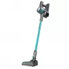 Aspirador vertical com bateria Cecotec Conga Rockstar P50 3 em 1, potência de aspiração 24 kPa, autonomia 65 min, motor sem escovas, ecrã LED, preto/turquesa