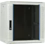 Caixa de servidor DSIT DS6412W 12U para montagem na parede com porta de vidro, 600x450x634 mm, branca