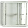 Caixa de servidor DSIT DS6412W 12U para montagem na parede com porta de vidro, 600x450x634 mm, branca