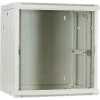 Caixa de servidor DSIT DS6412W 12U para montagem na parede com porta de vidro, 600x450x634 mm, branca
