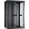 Armário de servidor DSIT 18U para montagem na parede com porta de vidro 600x450x900 mm (DS6418)