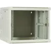 Armário de servidor DSIT 9U reversível para montagem na parede com porta de vidro, branco, 600x600x501 mm (DS6609W-DOUBLE)